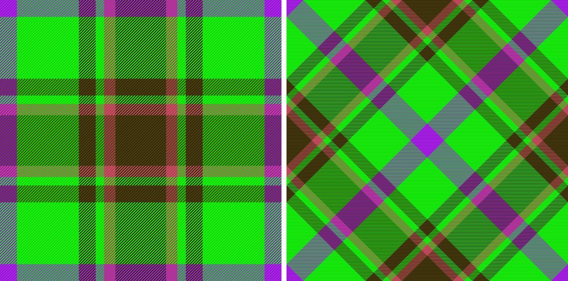 textil- sömlös textur. kolla upp bakgrund mönster. tyg pläd vektor tartan.