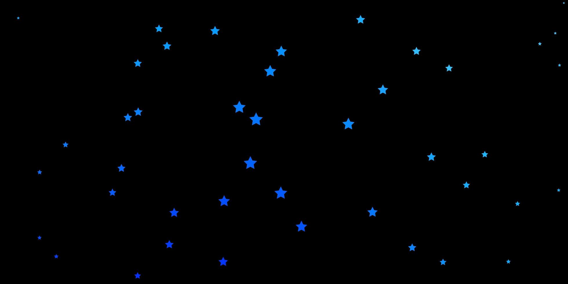 mörkblå vektorlayout med ljusa stjärnor. vektor