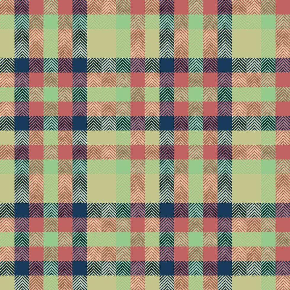 Tartan-karierter Stoff. nahtloser Hintergrundvektor. Überprüfen Sie Textur Textilmuster. vektor