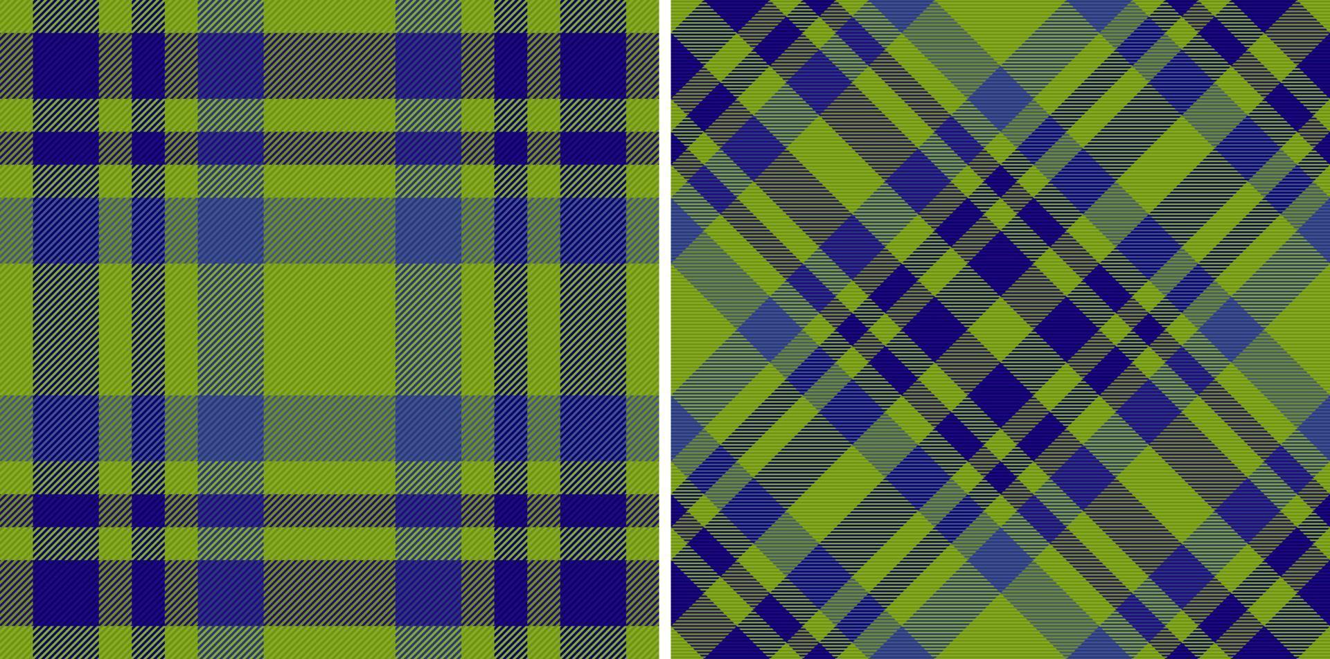 Musterhintergrund nahtlos. Vektor-Textil-Check. karierter Texturstoff Tartan. vektor