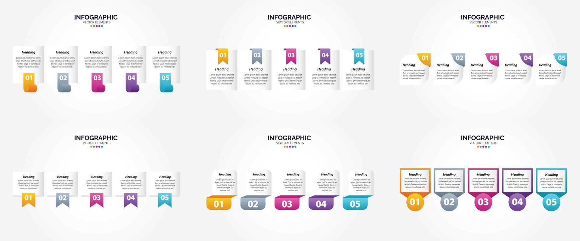 vektor illustration infographics platt design uppsättning för reklam broschyr flygblad och tidskrift