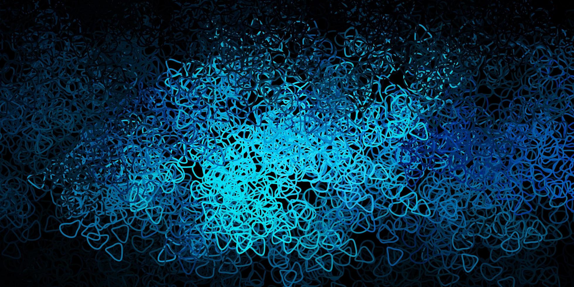 mörkblå vektormönster med abstrakta former. vektor