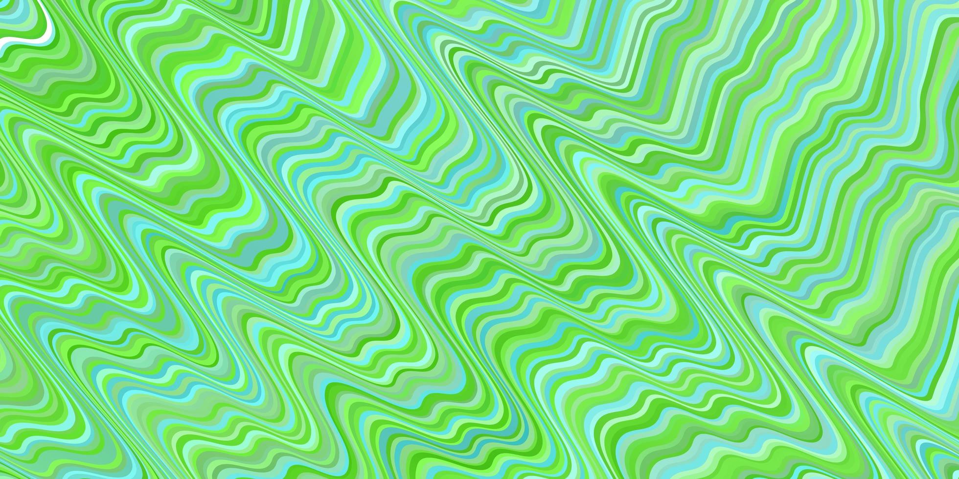 ljusgrön vektormall med böjda linjer. vektor