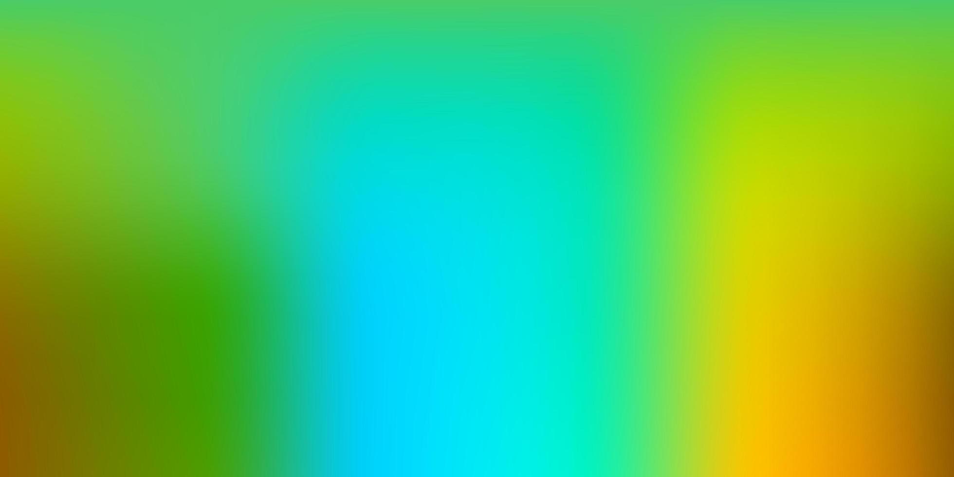 abstrakte Unschärfezeichnung des hellblauen, gelben Vektors. vektor