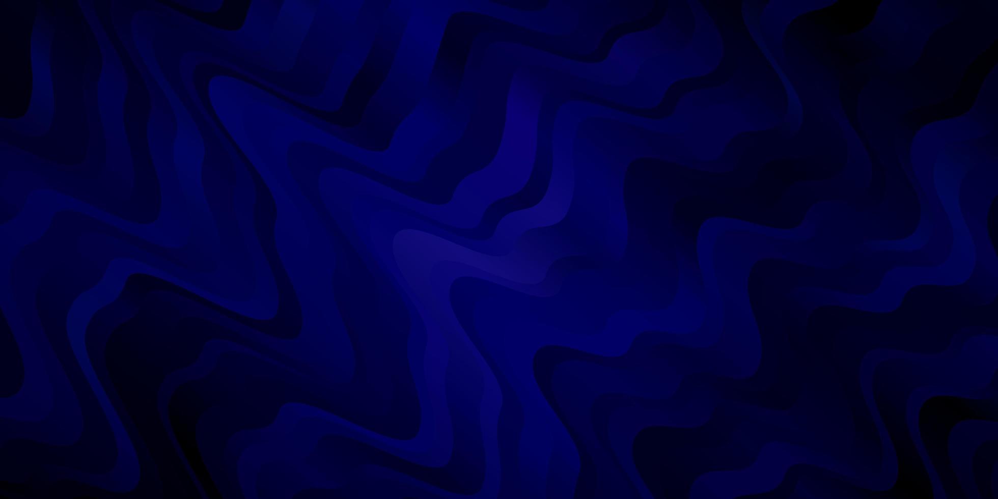 dunkelblauer Vektorhintergrund mit Kreisbogen. vektor