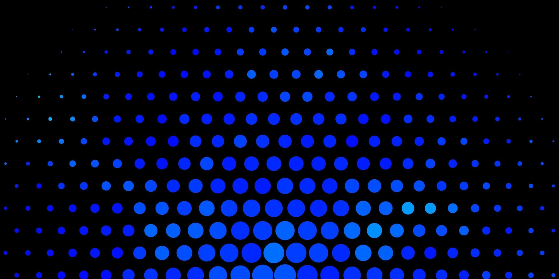 mörkblå vektorbakgrund med fläckar. vektor