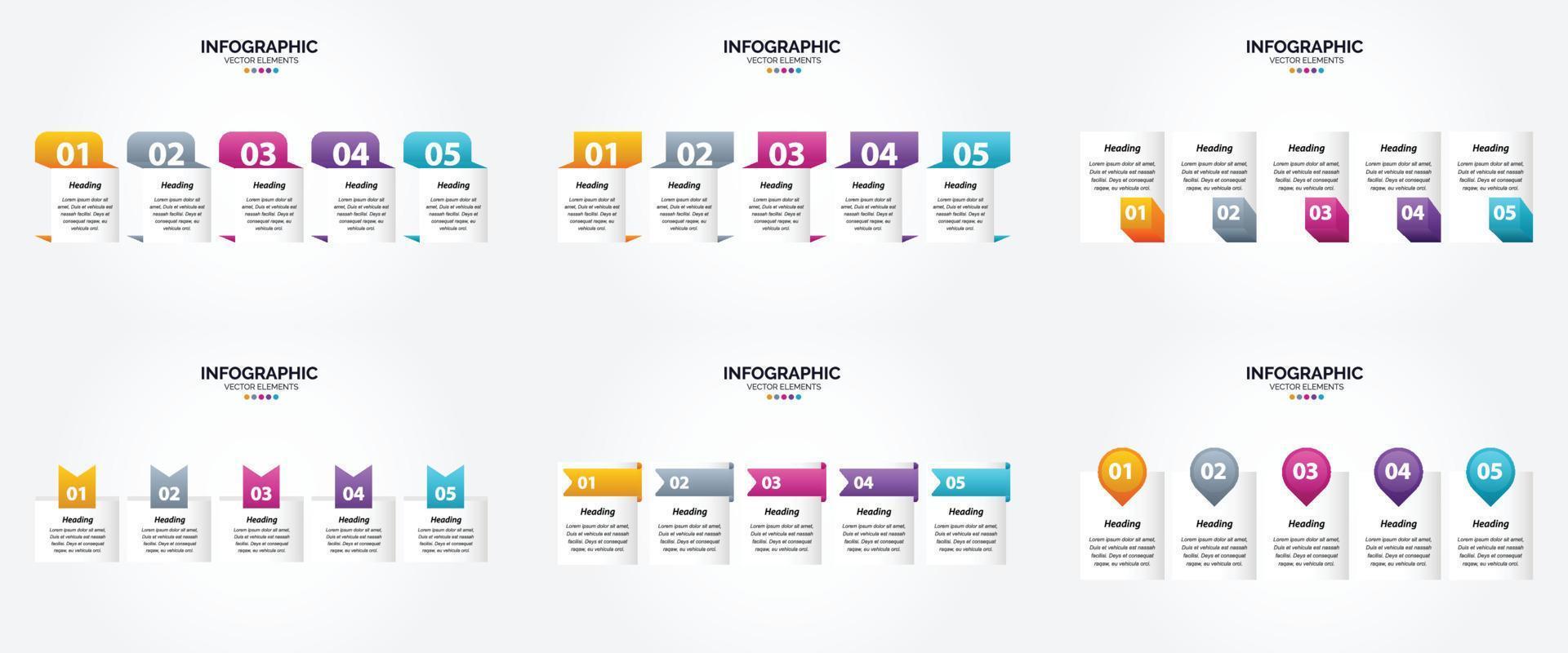 vektor illustration infographics platt design uppsättning för reklam broschyr flygblad och tidskrift