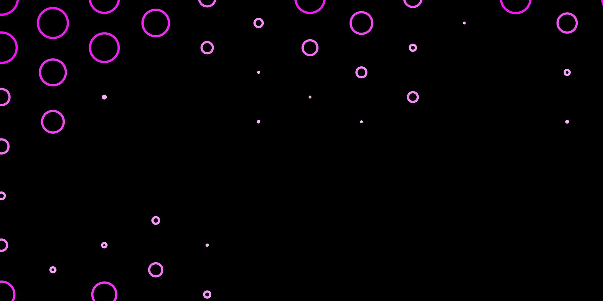 mörkrosa vektor konsistens med cirklar.