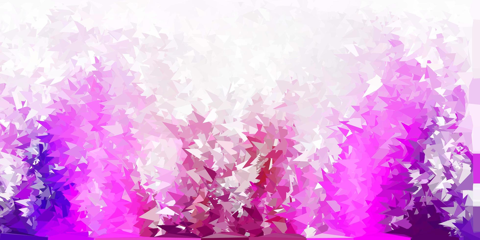 polygonaler Hintergrund des dunkelvioletten, rosa Vektors. vektor