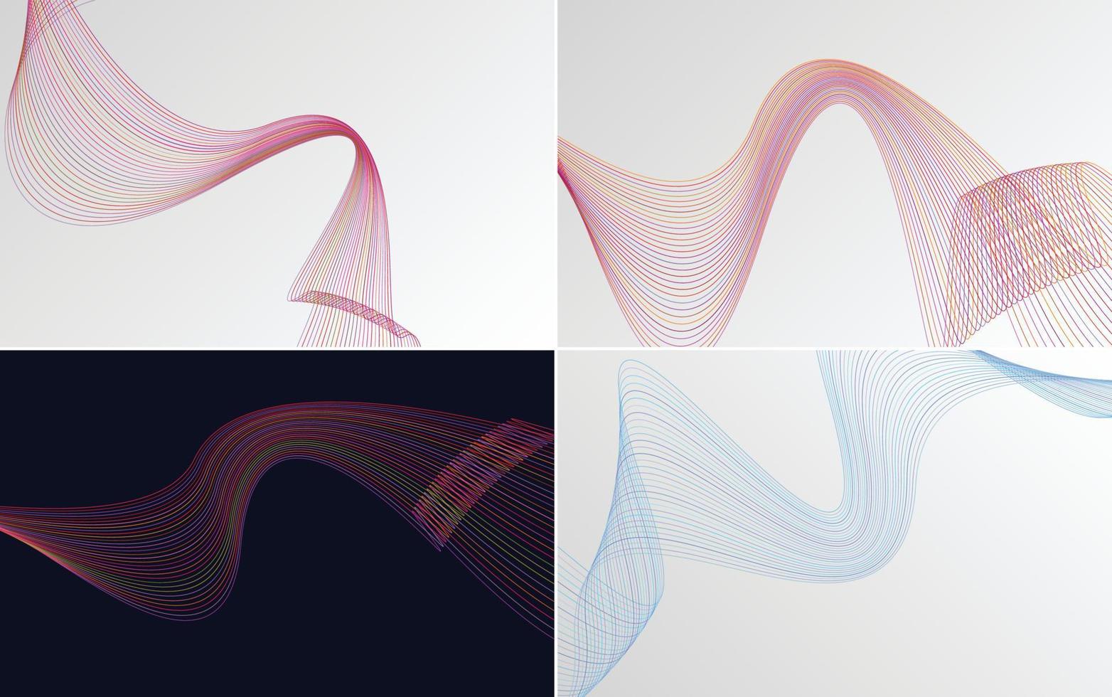 Sammlung von geometrischen Mustern mit minimalen Linien vektor