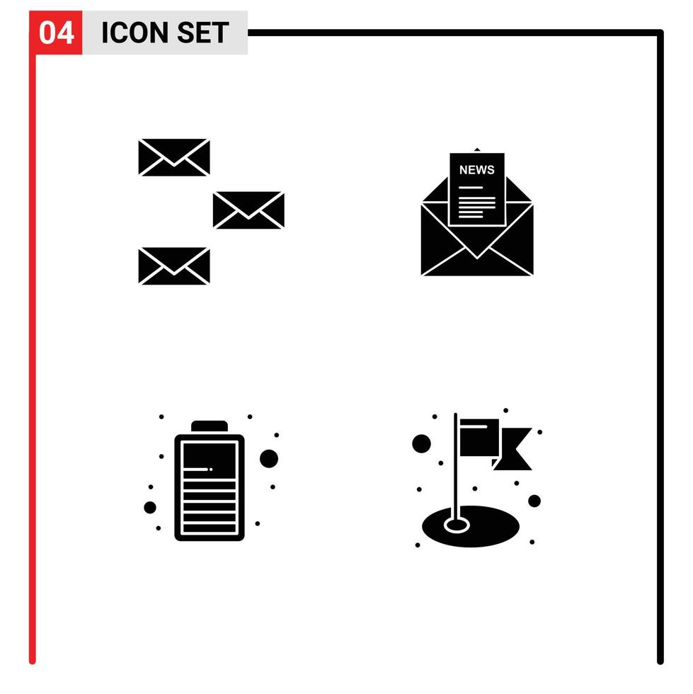 kreativ ikoner modern tecken och symboler av tillbaka brev e-post e-post avgift redigerbar vektor design element