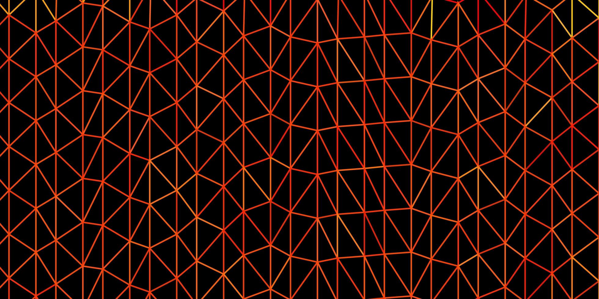 geometrisches polygonales Layout des hellorangen Vektors. vektor