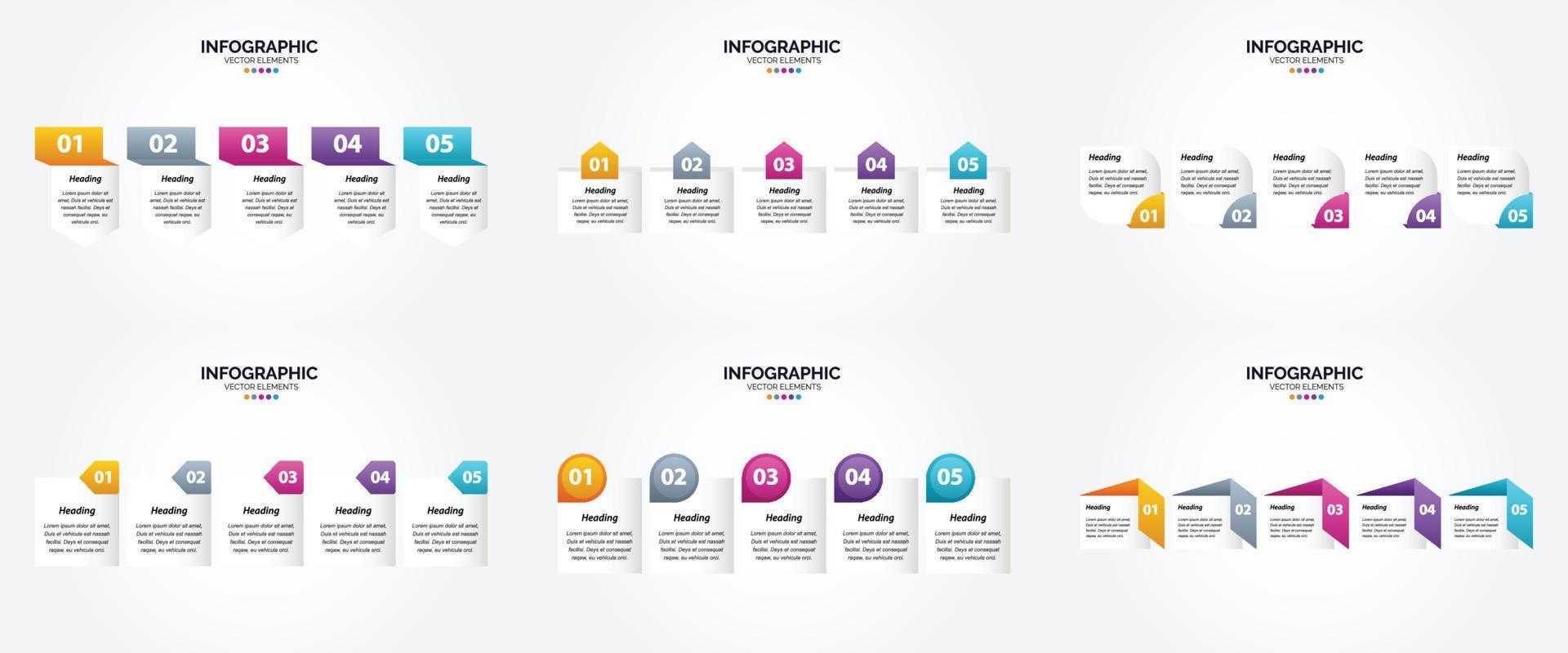 vektor illustration infographics platt design uppsättning för reklam broschyr flygblad och tidskrift