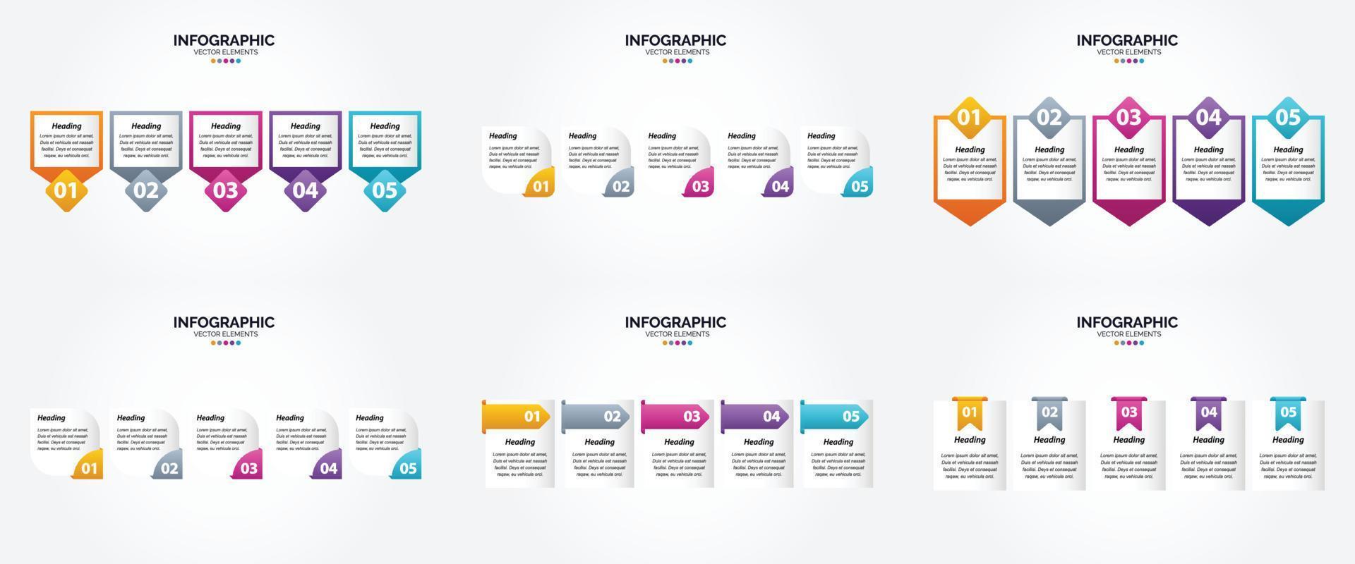 vektor illustration infographics platt design uppsättning för reklam broschyr flygblad och tidskrift