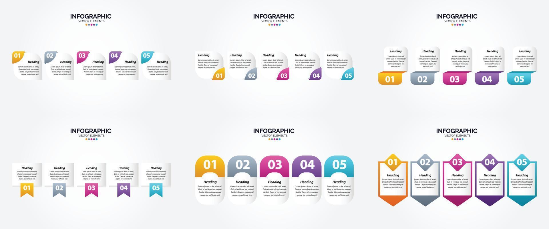 vektor illustration infographics platt design uppsättning för reklam broschyr flygblad och tidskrift