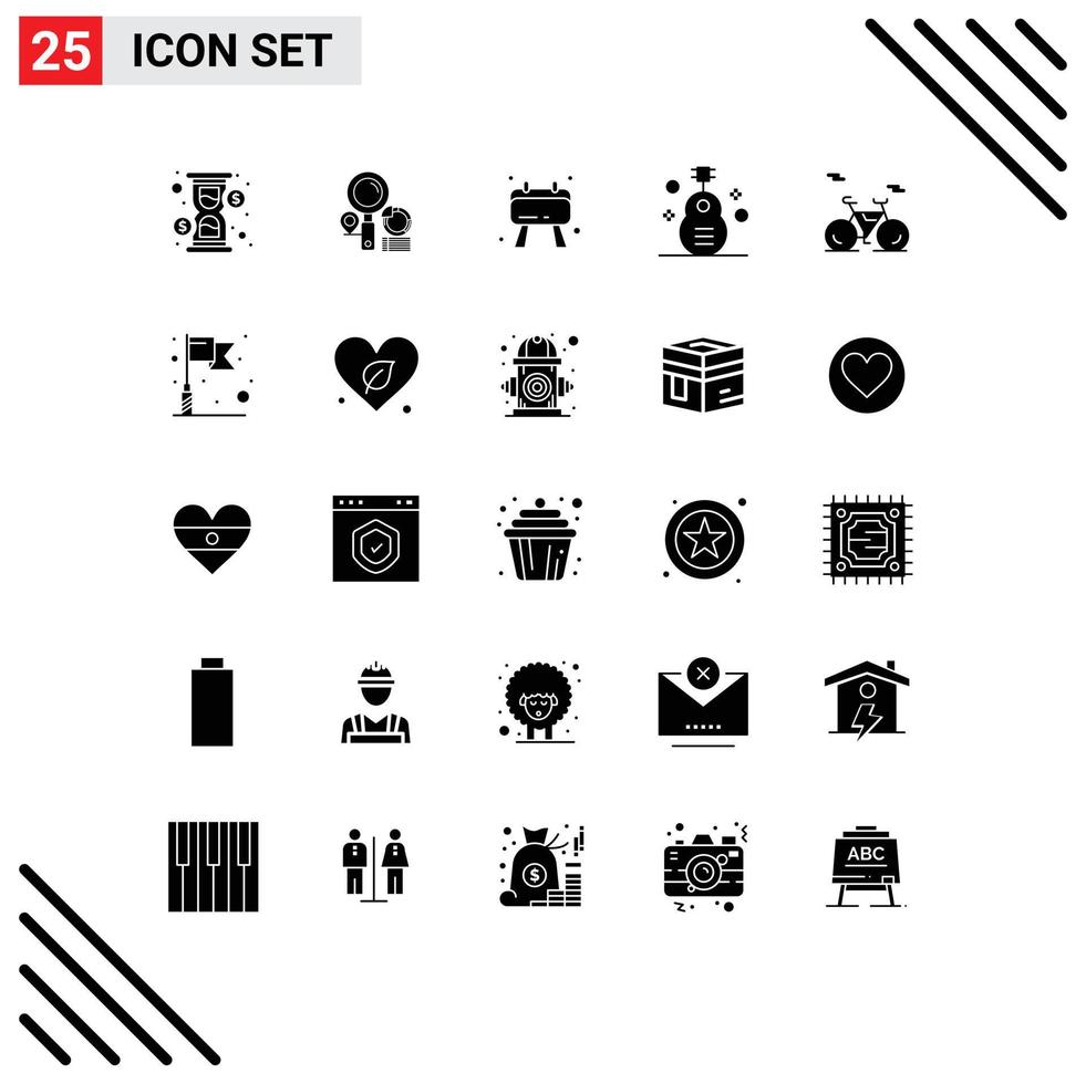 25 kreativ ikoner modern tecken och symboler av transport musik styrelse instrument folk redigerbar vektor design element