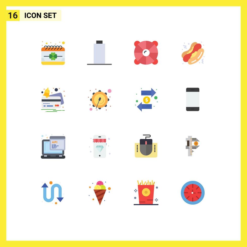 Aktienvektor-Icon-Pack mit 16 Zeilenzeichen und Symbolen für das Kalender-Rettungsring-Festival leeres Meer editierbare Packung kreativer Vektordesign-Elemente vektor