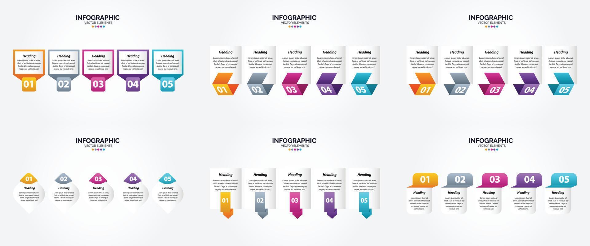 vektor illustration infographics platt design uppsättning för reklam broschyr flygblad och tidskrift