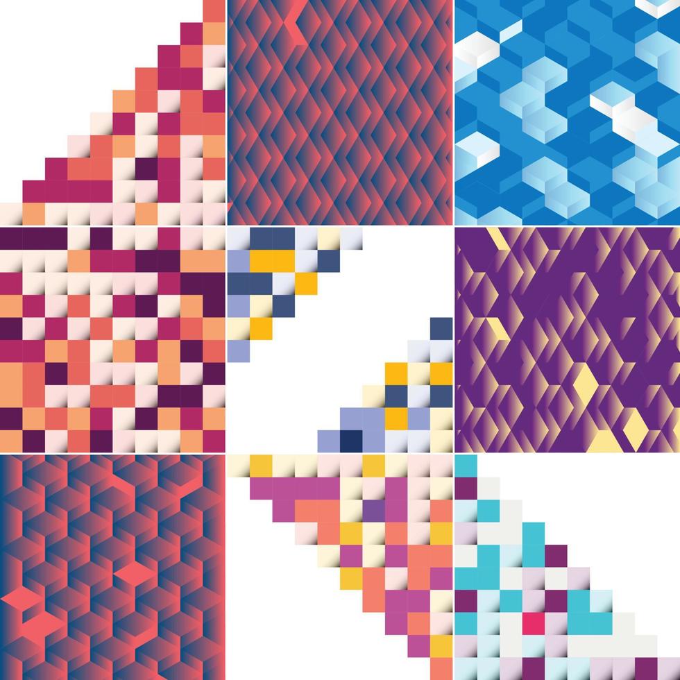 vektor bakgrund med ett illustration av abstrakt textur terar kvadrater lämplig för använda sig av som en mönster design för banderoller. affischer. flygblad