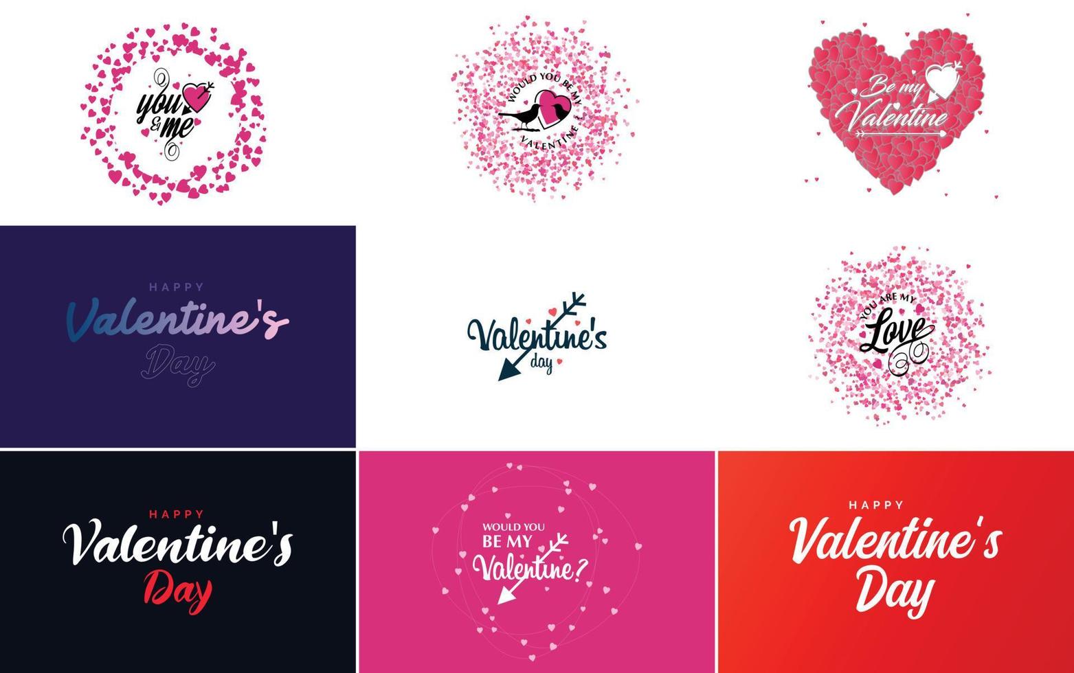 ich liebe dich handgezeichnete schriftzüge mit herzdesign. geeignet für den einsatz in valentinstag-designs oder als romantischer gruß vektor