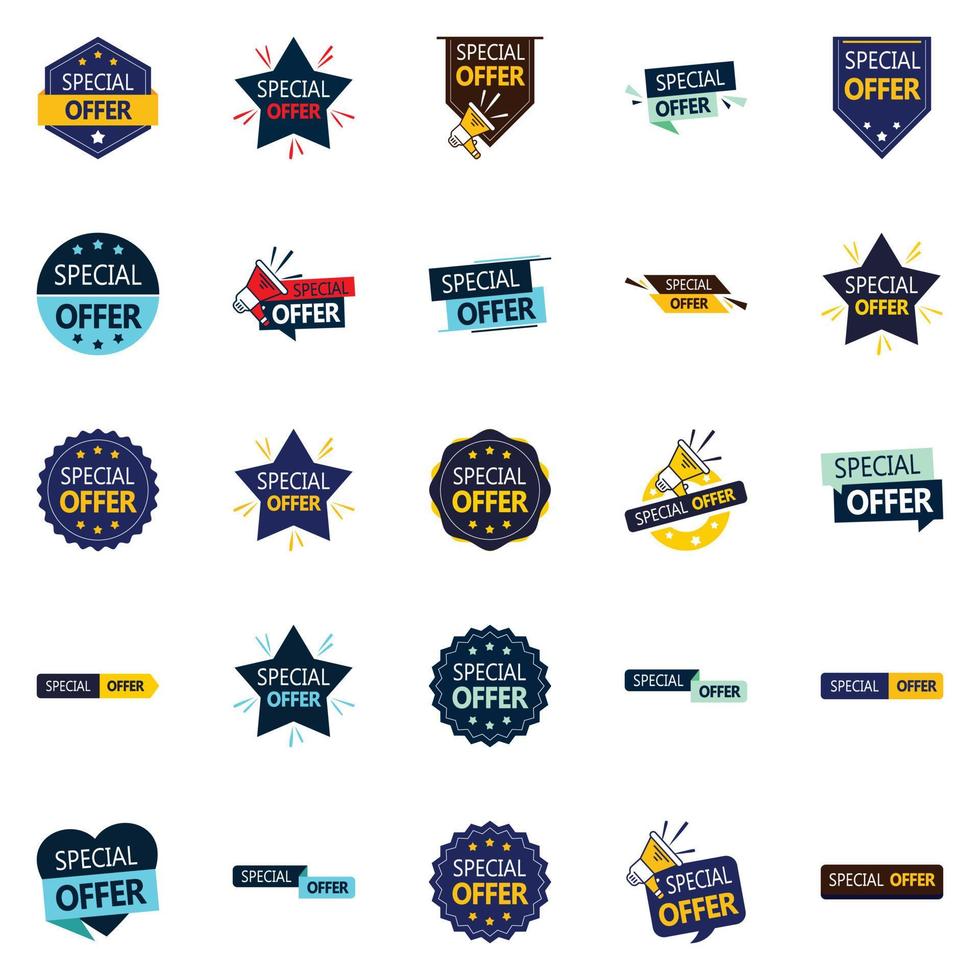 the special offer vector collection 25 flexible Designs für Produkt- und Grafikdesigner