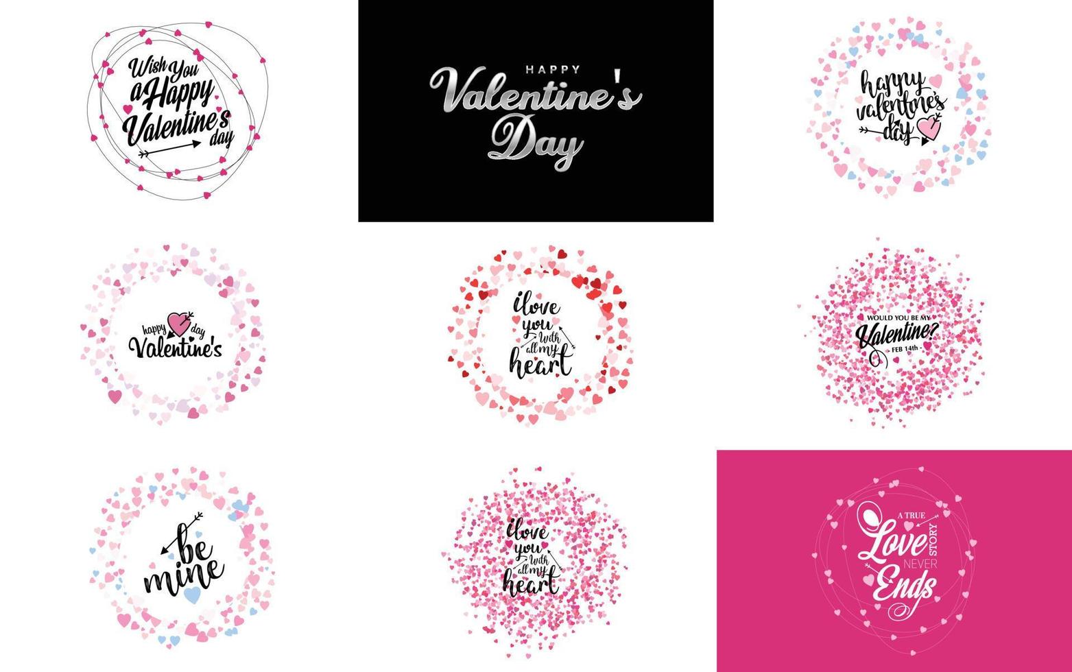 Happy Women's Day Lettering Typografie Poster mit einem Einladungsdesign zum Internationalen Frauentag vektor