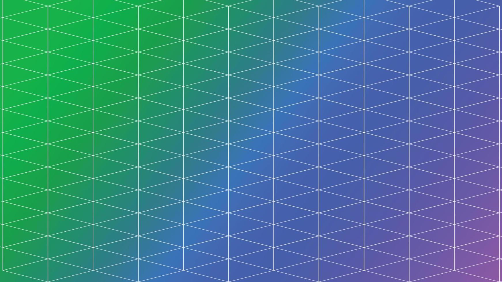 Nahtloser Mosaikhintergrund aus weißen Dreiecken, Muster aus silbernen geometrischen Formen oder dreieckige Retro-Formen mit abstraktem Farbverlauf, Illustrationsvetor. vektor