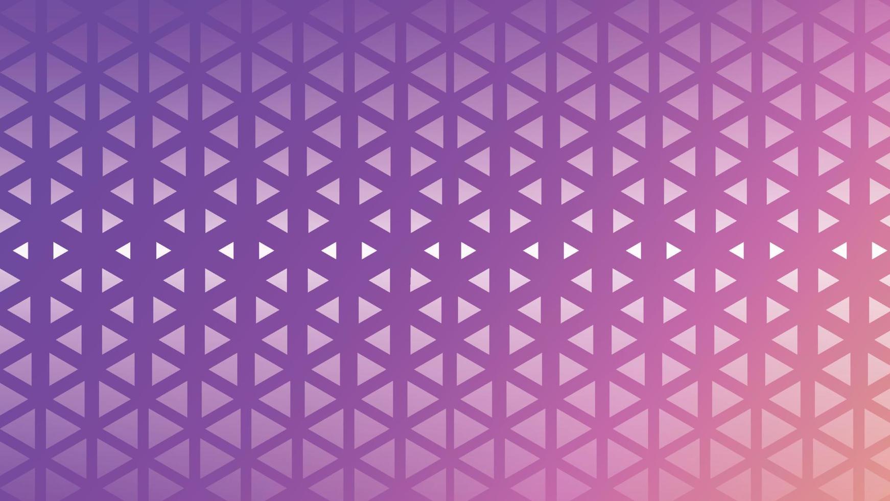 Nahtloser Mosaikhintergrund aus weißen Dreiecken, Muster aus silbernen geometrischen Formen oder dreieckige Retro-Formen mit abstraktem Farbverlauf, Illustrationsvetor. vektor