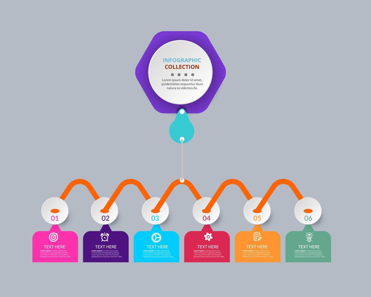 Business-Infografik-Template-Design. realistisches kreisdiagramm infografik. moderne Visualisierung von Geschäftsberichten für Geschäftsberichte. vektor