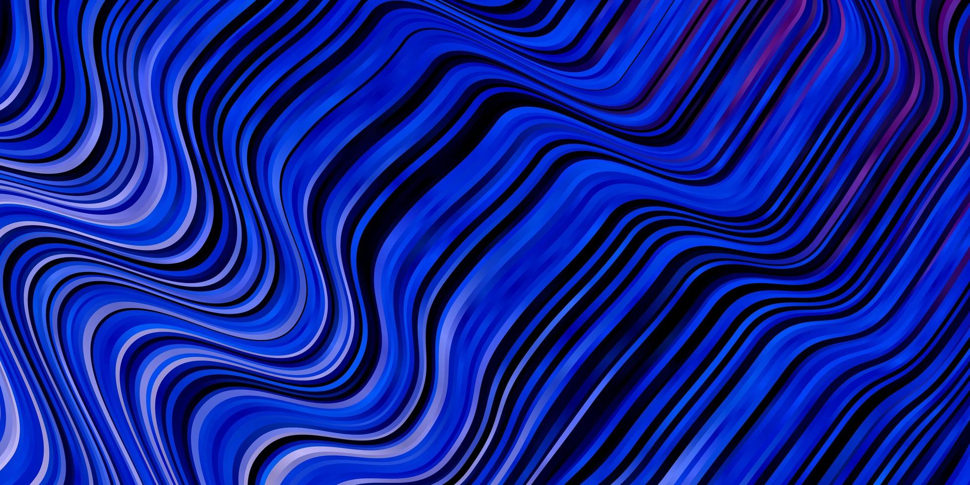 mörkrosa, blå vektormönster med linjer. vektor