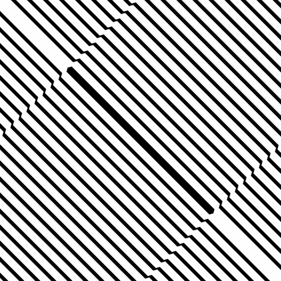 optische Linien Motivmuster. Zeitgenössische Dekoration für Innen, Außen, Teppiche, Textilien, Kleidungsstücke, Stoffe, Seide, Fliesen, Kunststoff, Papier, Verpackungen, Tapeten, Kissen, Sofas, Hintergründe usw. Vektor