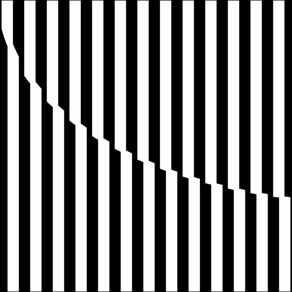 Streifen Linien Motive Muster. Dekoration mit optischer Täuschung für innen, außen, Teppiche, Textilien, Kleidungsstücke, Stoffe, Seide, Fliesen, Kunststoff, Papier, Verpackungen, Tapeten, Kissen, Sofas oder Hintergründe. Vektor