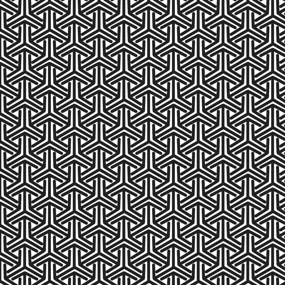mönster design. sömlös mönster. vektor sömlös mönster. modern eleganta textur med svartvit spaljé.geometrisk mönster design