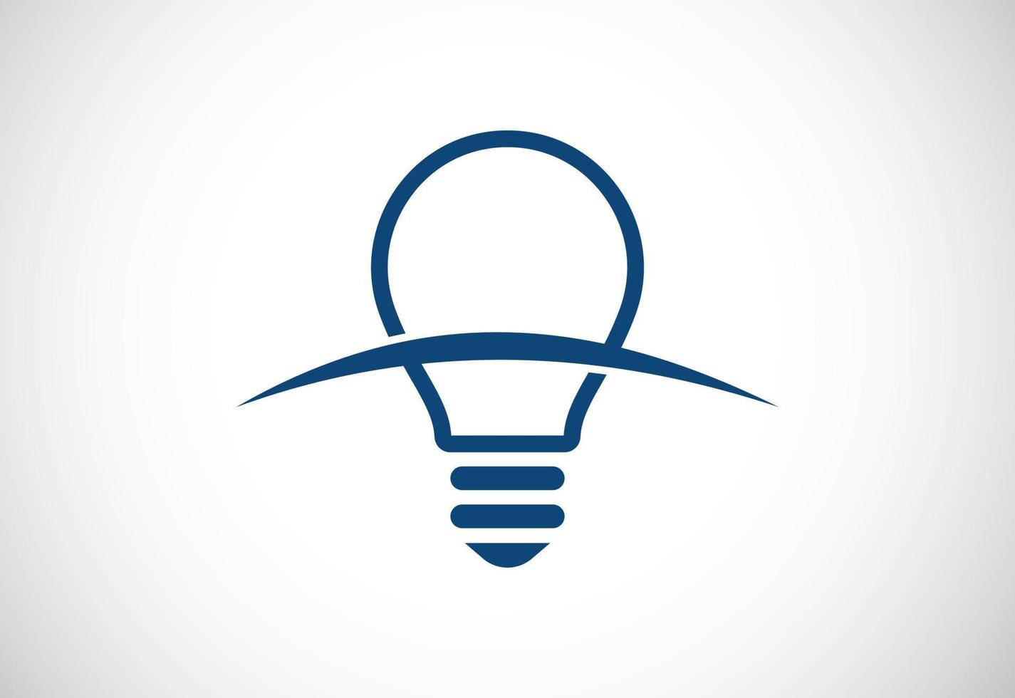 Glühbirnen-Logo-Design, Vektor-Design-Konzept vektor