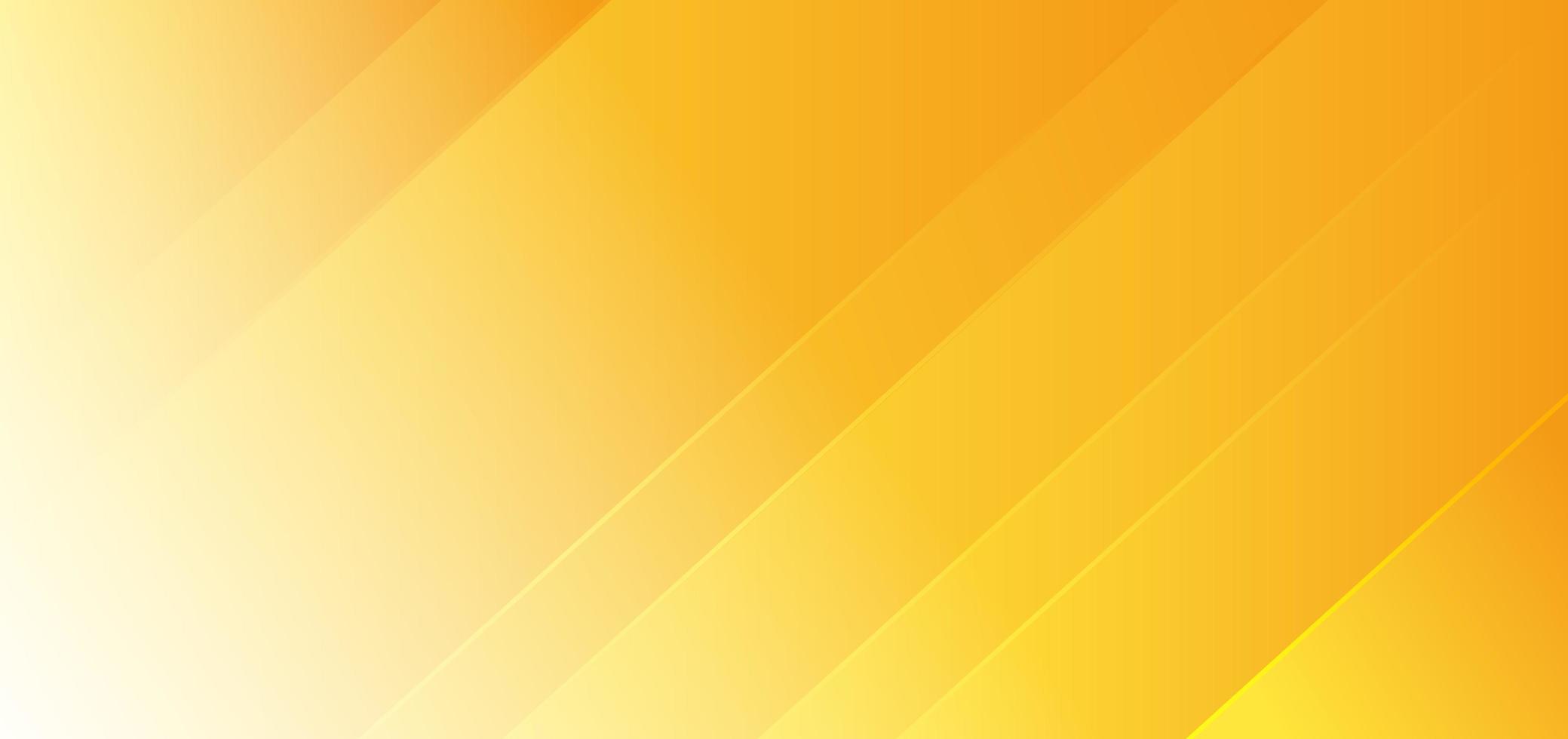 Banner Web Diagonale gelben Farbverlauf Hintergrund. vektor