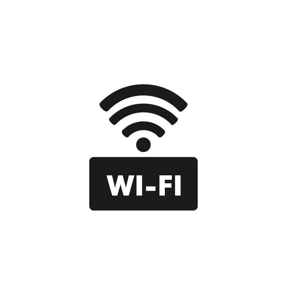 Wi-Fi-Zeichenbereichsillustration im Vektor für Logo oder Symbol