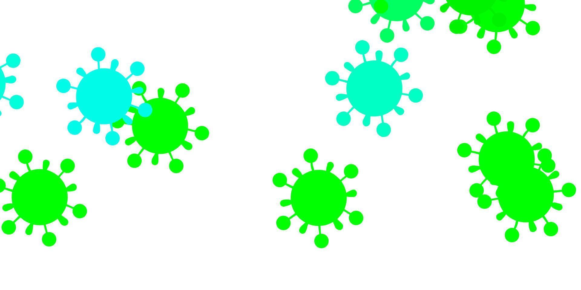 hellgrüne Vektorbeschaffenheit mit Krankheitssymbolen. vektor