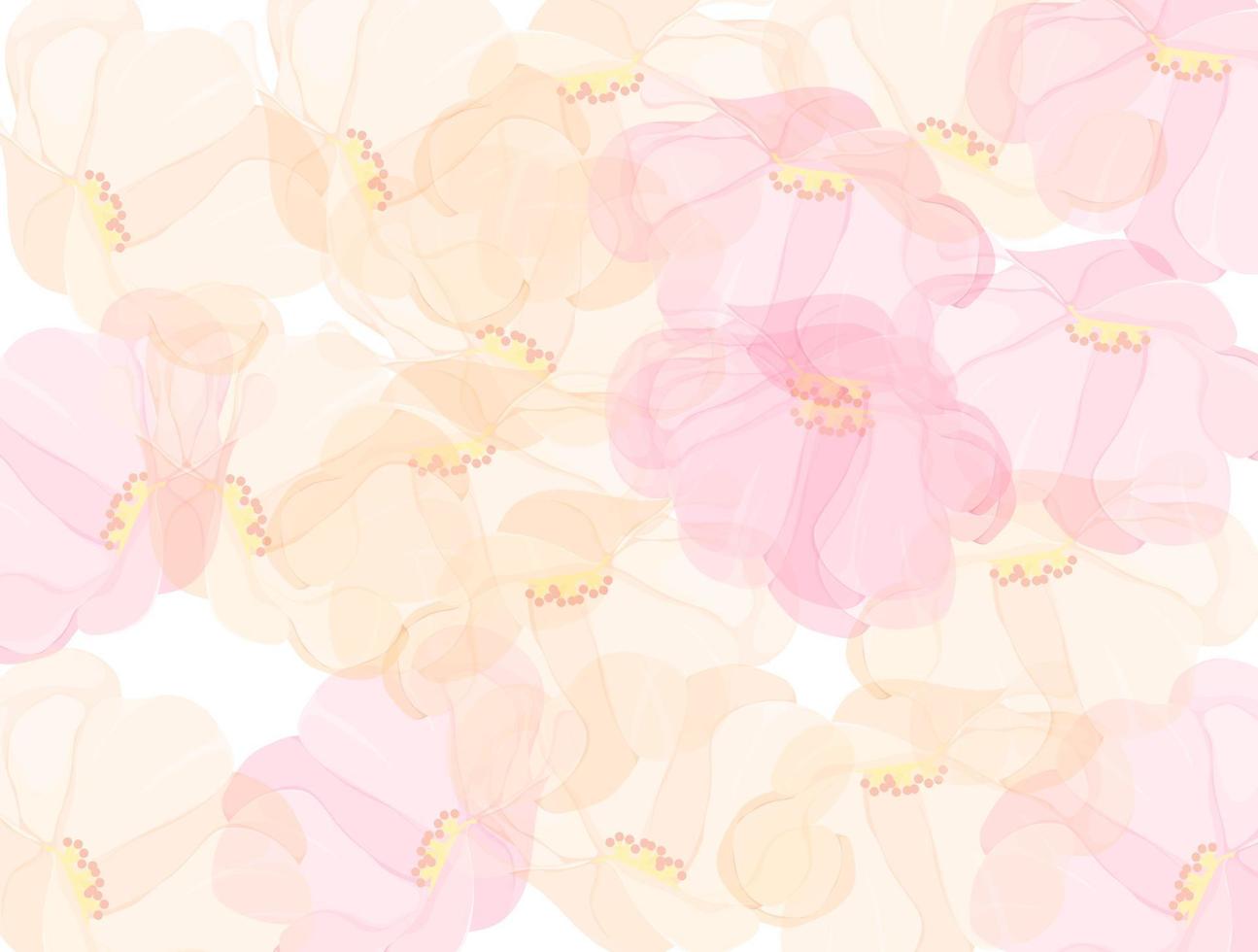 webseamless Muster Blumenhintergrunddesign. vektor