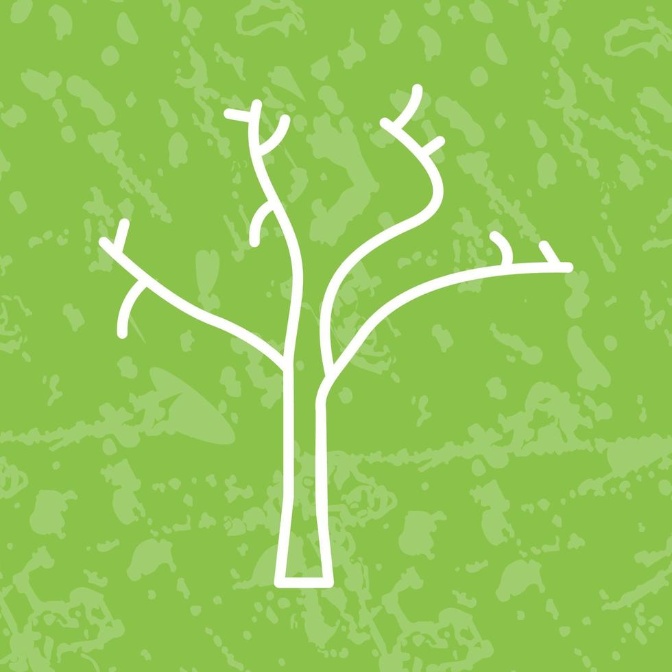 träd med Nej löv vektor ikon