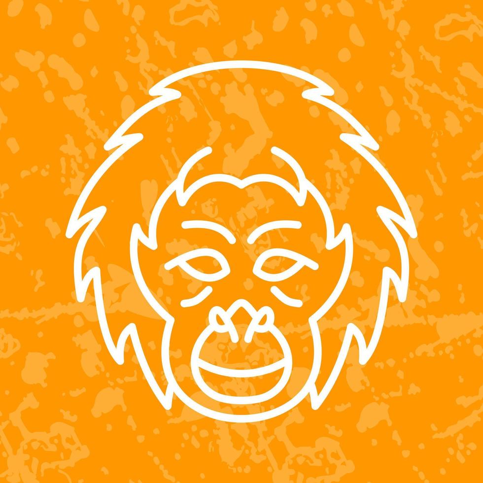 orangutang vektor ikon