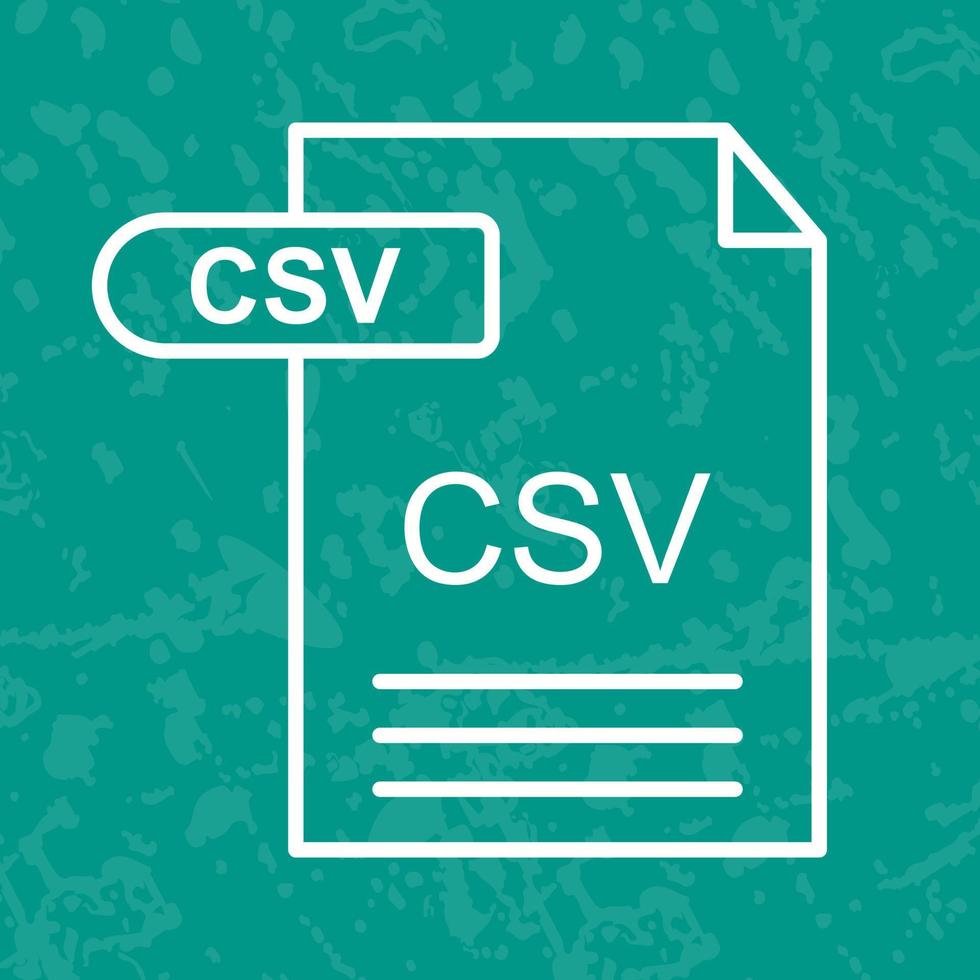 csv vektor ikon