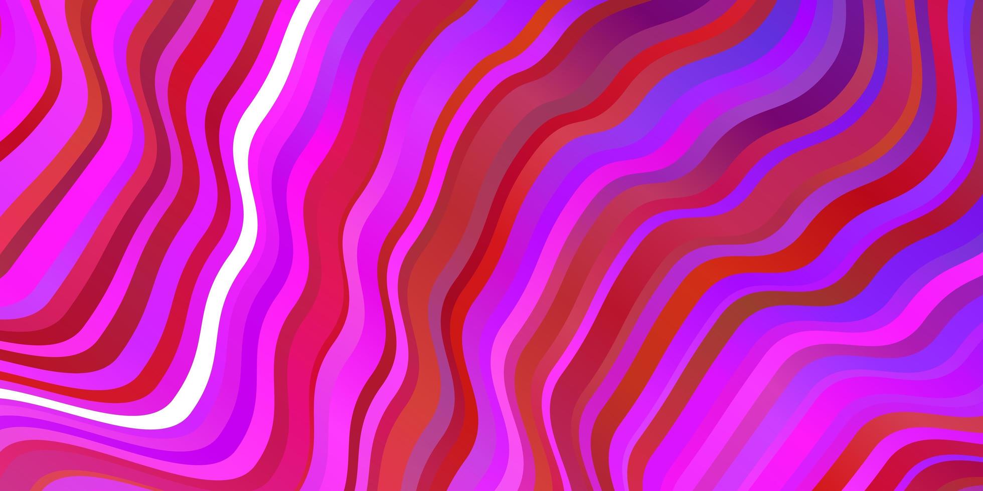 hellviolette, rosa Vektorschablone mit schiefen Linien. vektor