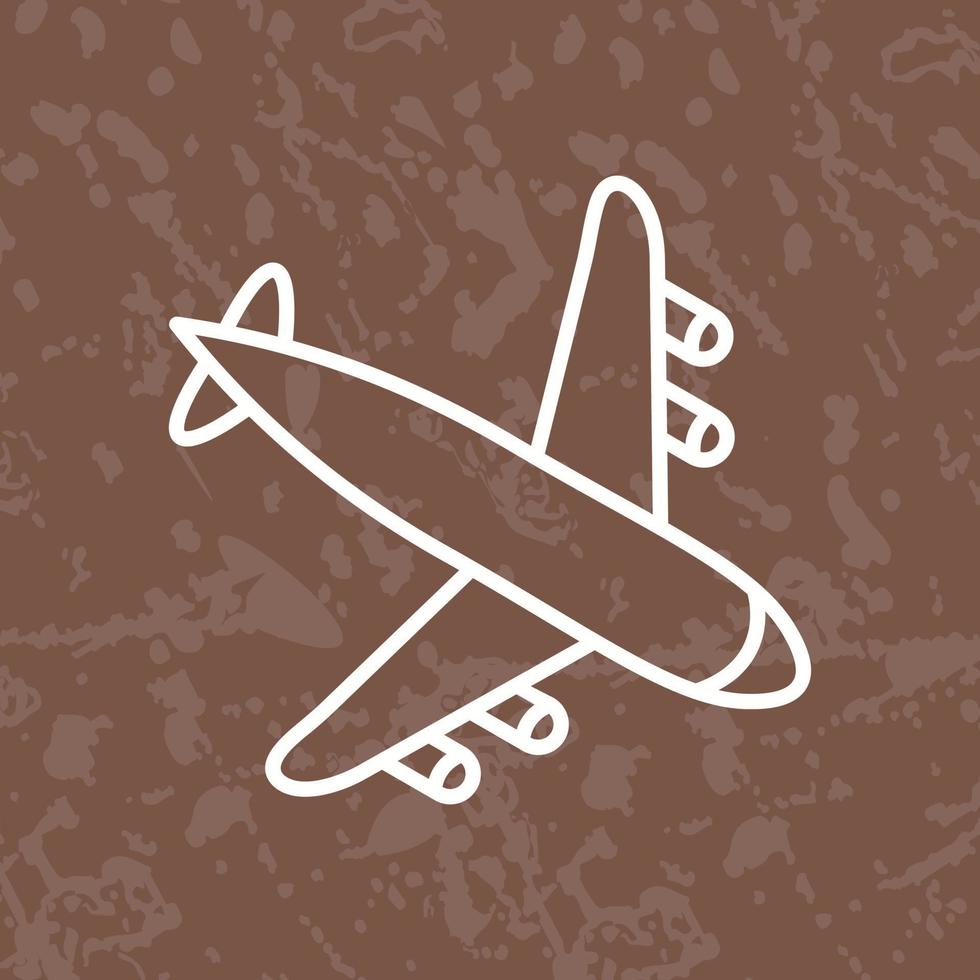 landning flygplan vektor ikon