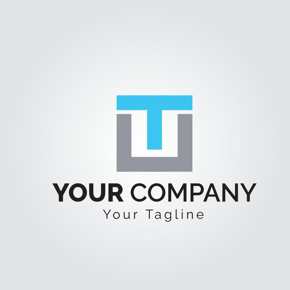 t-Buchstaben-Logo kostenloser Vektor