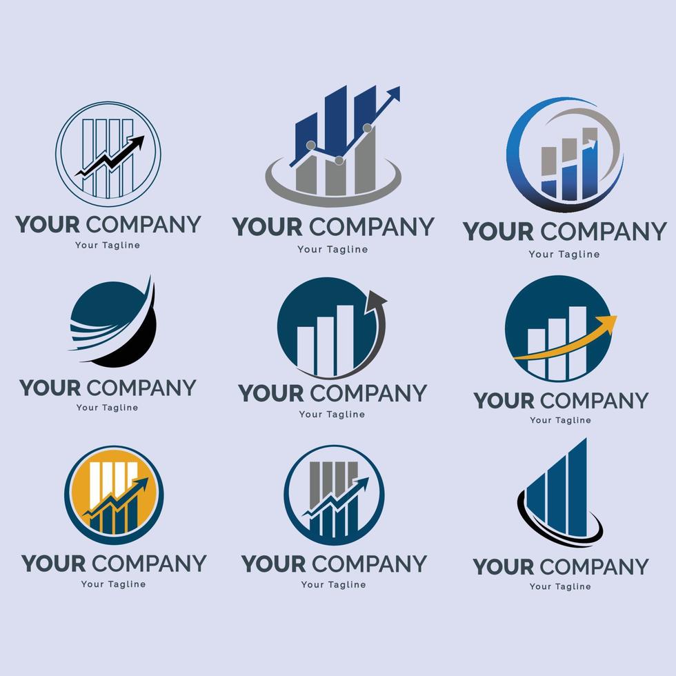 Business Finance Logo Vorlage kostenloser Vektor