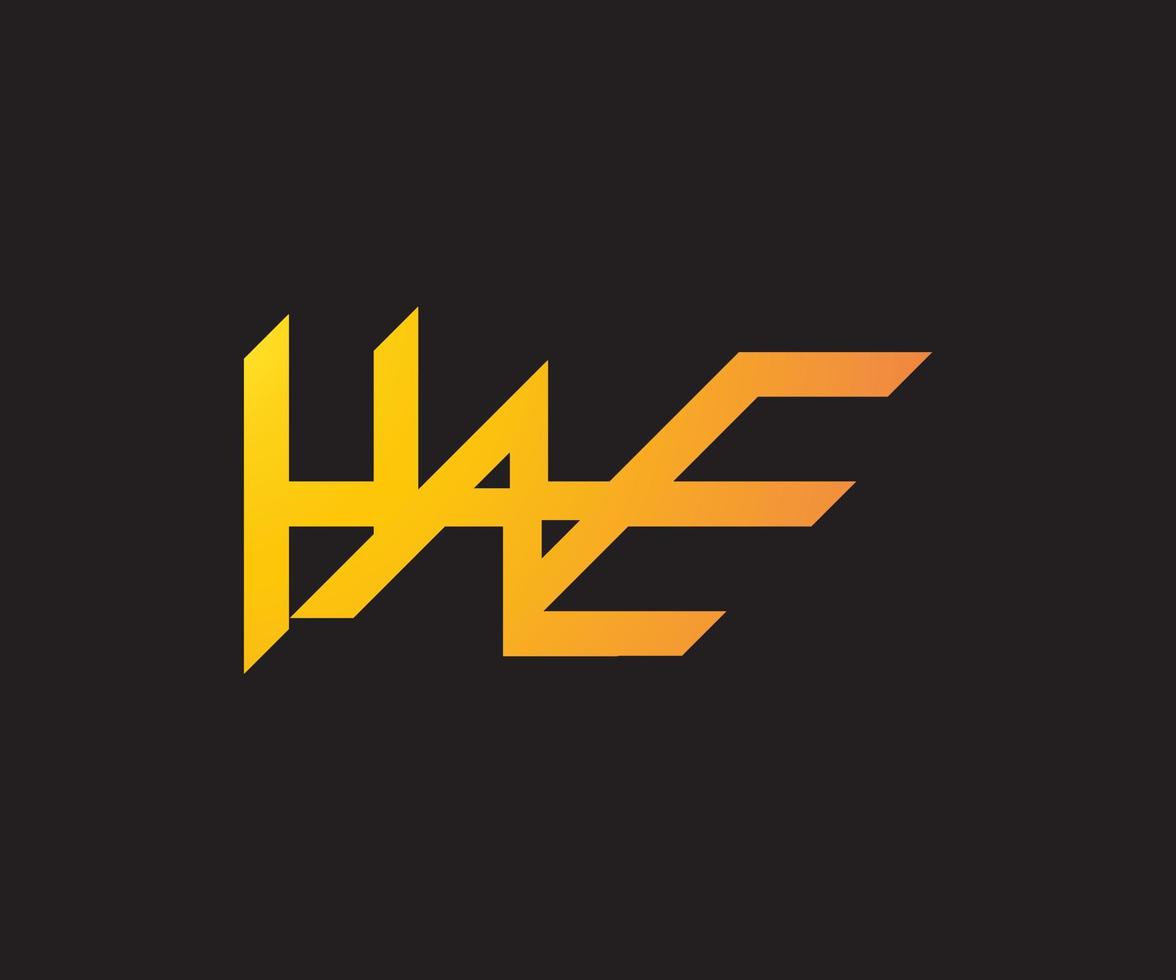 Buchstabe Hyave Logo Konzept Symbol. Hyave-Logo. Logo-Hyave-Brief für Firmenvektor-Designvorlage. vektor