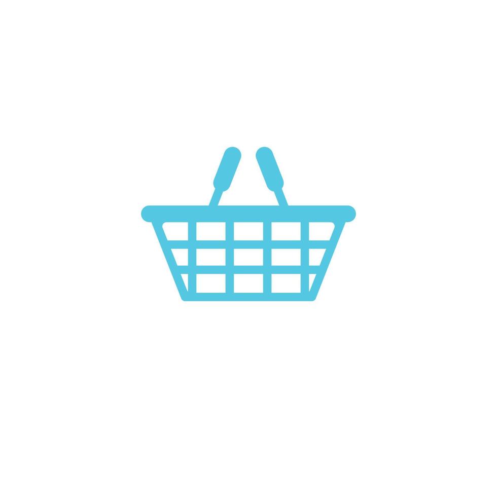 Warenkorb-Symbol. monochromes einfaches Element aus der Mall-Kollektion. kreatives Warenkorbsymbol für Webdesign, Vorlagen, Infografiken und mehr vektor