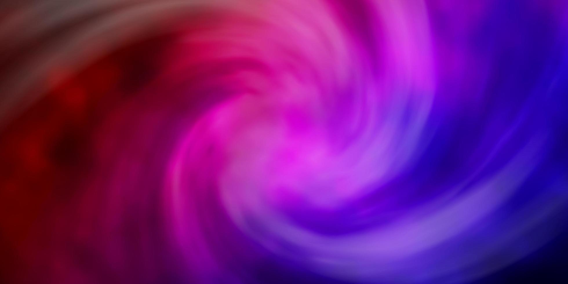 dunkelblauer, roter Vektorhintergrund mit Cumulus. vektor