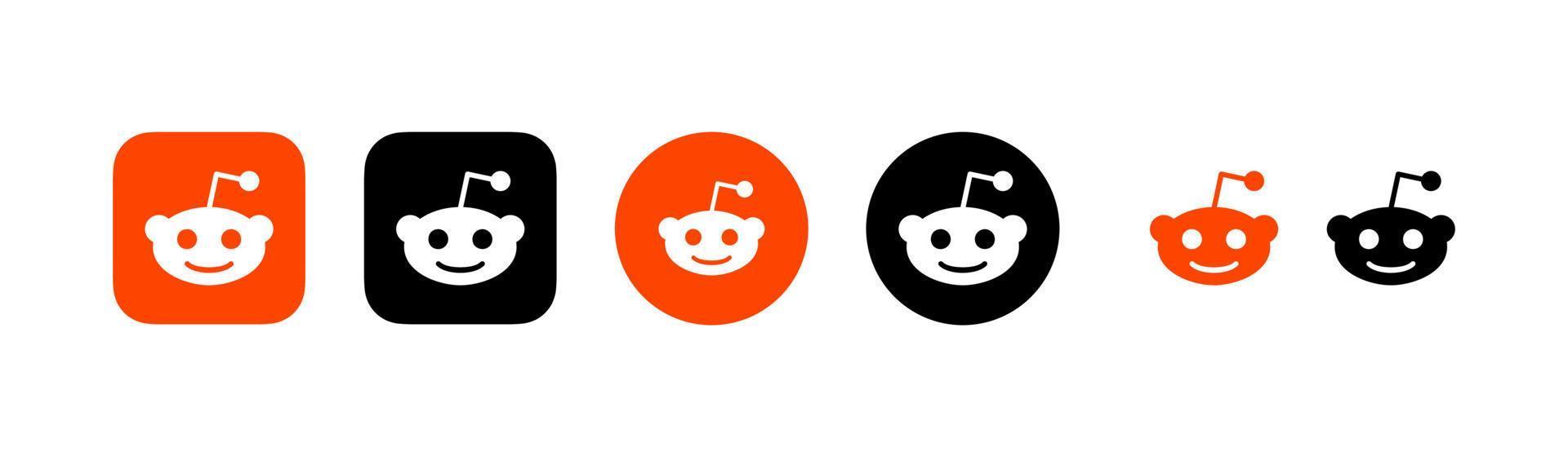 reddit logotyp, reddit symbol, reddit ikon fri vektor