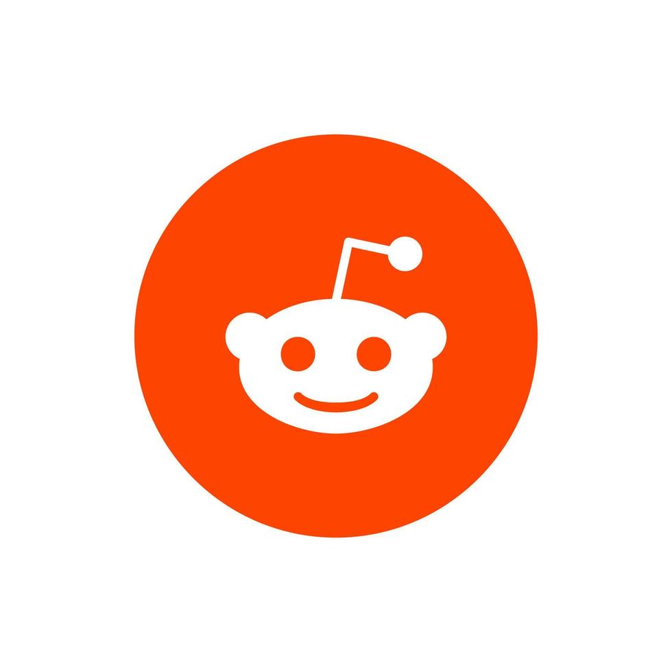 Reddit-Logo, Reddit-Symbol, Reddit-Symbol freier Vektor